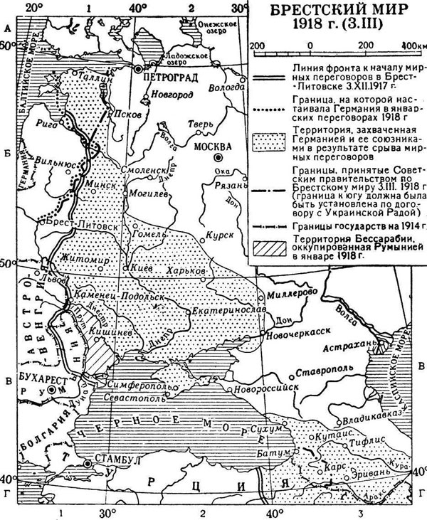 Реферат: Брест-Литовский мир